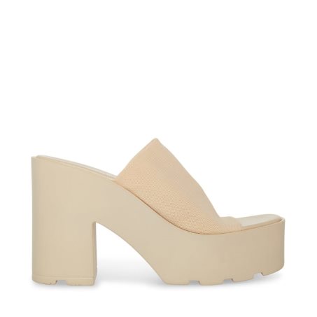 Beige Steve Madden Sami Women's Platform Shoes | PH 5402DJB